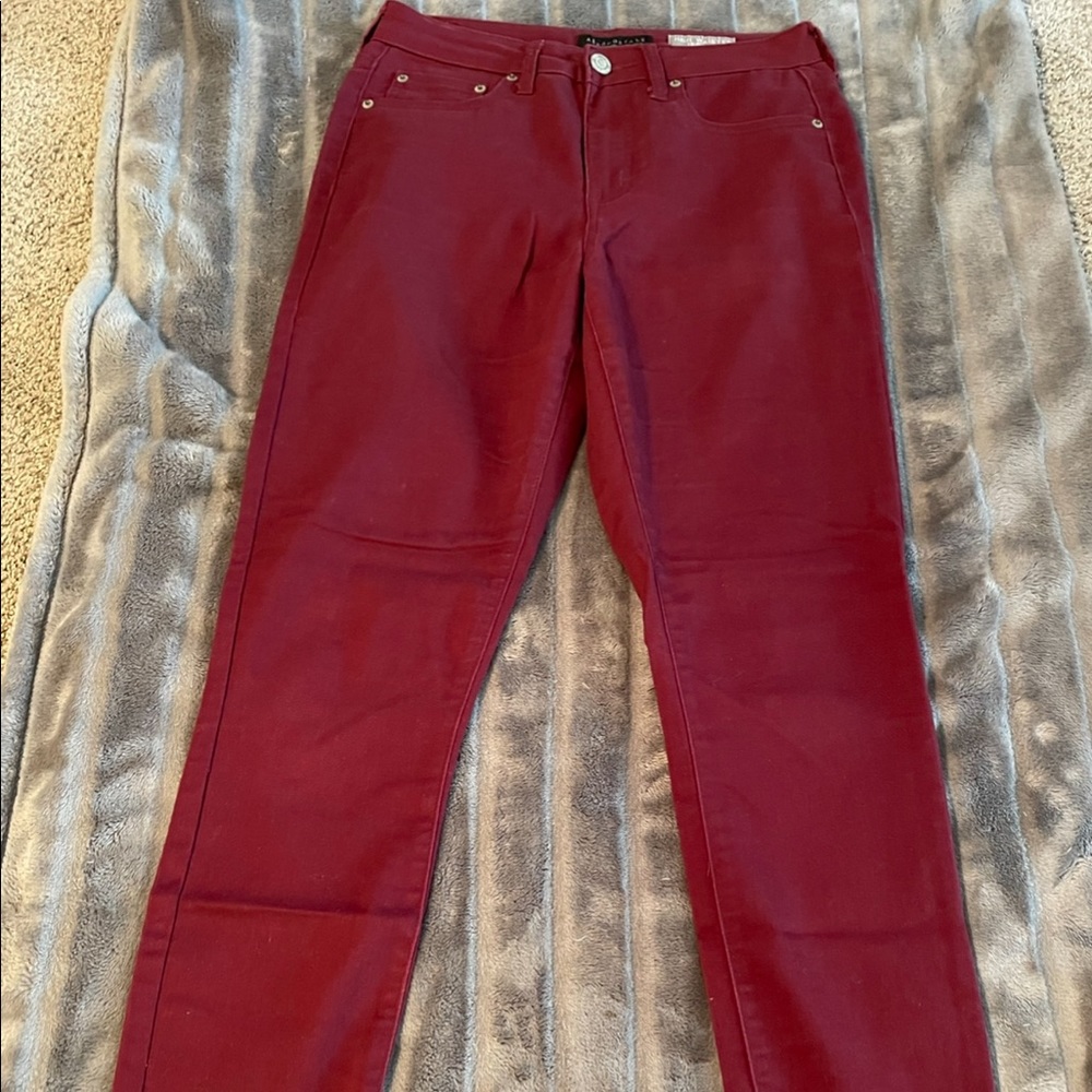 Aeropostale Maroon Skinny Jeans